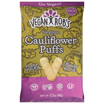 Veganrobs Puffs Cauliflowr Probiotc - 3.5 Oz