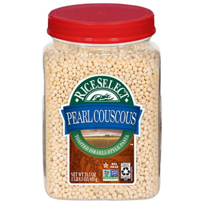 RiceSelect Pearl Couscous Israeli Style In Jar - 24.5 Oz