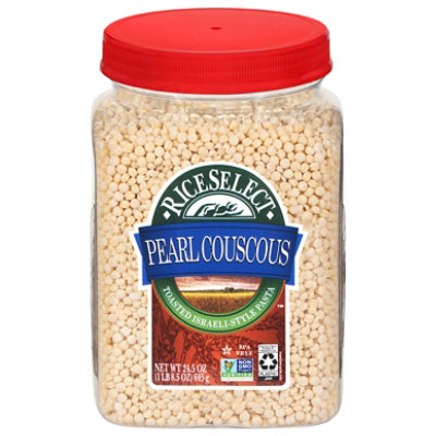 RiceSelect Pearl Couscous Israeli Style In Jar - 24.5 Oz