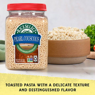 RiceSelect Pearl Couscous Israeli Style In Jar - 24.5 Oz - Image 5