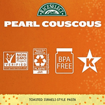 RiceSelect Pearl Couscous Israeli Style In Jar - 24.5 Oz - Image 3