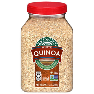 RiceSelect White Quinoa In Jar - 22 Oz - Image 1