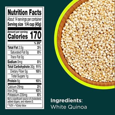 RiceSelect White Quinoa In Jar - 22 Oz - Image 3