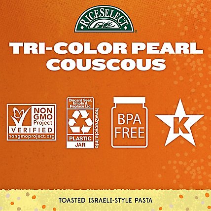 Rice Select Couscous Pearl Tri-Color - 24.5 Oz - Image 2
