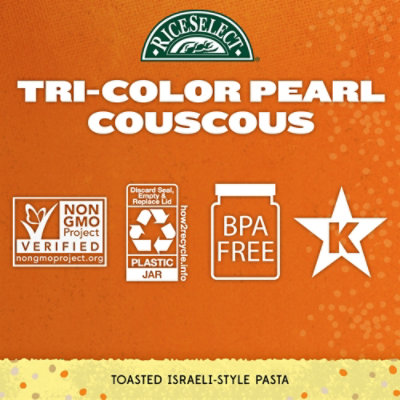 RiceSelect Couscous Tri-Color Pearl - 24.5 Oz - Image 2