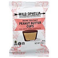Wild Ophelia Maine Sea Salt Pb Cups 70% Dk Choc - 1.37 Oz - Image 1
