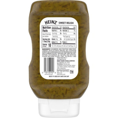 Heinz Sweet Relish Bottle - 12.7 Fl. Oz. - Image 8