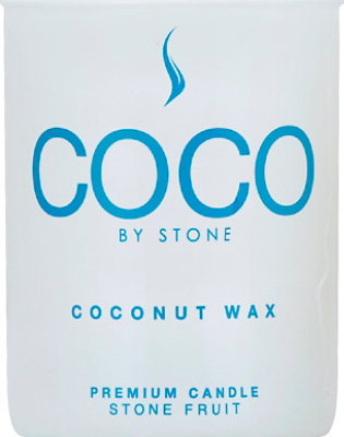 Coconut Candle Stone Fruit - 6 Oz - Image 2