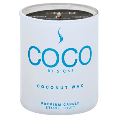 Coconut Candle Stone Fruit - 6 Oz - Image 1