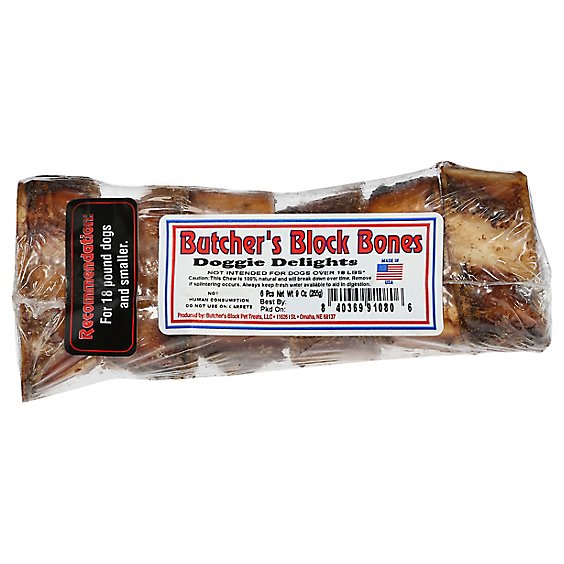Butchers Block Butcher Bones Doggie Delight Dog Treat Butchers Block Butcher Bones Doggie Delight Dog Treat