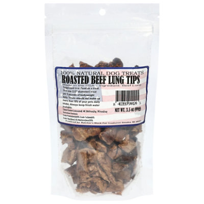Butchers Block Dry Roasted Beef Lung Tips Dog Treats
