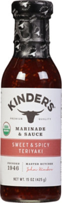 Kinders Organic Sweet & Spicy Marinade - 15 Oz - Image 2