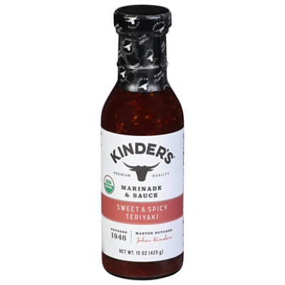 Kinders Organic Sweet & Spicy Marinade - 15 Oz - Image 1