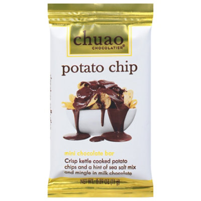 Chuao Pod Potato Chip Milk Choc - 0.39 Oz - Image 3