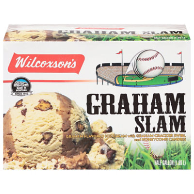 Wilcoxson's Graham Slam Ice Cream - 0.5 Gallon - albertsons