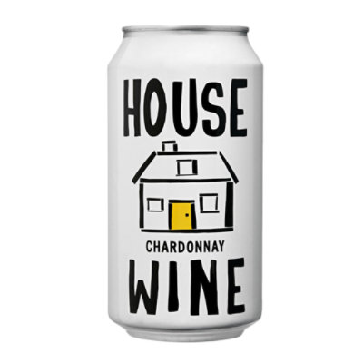 House Wine Chardonnay Can Wine - 375 Ml - Image 1