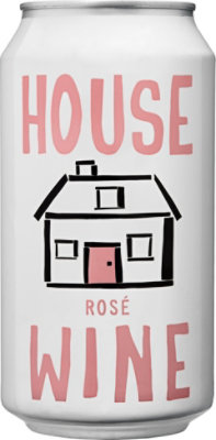 House Wine Rose Can Wine - 375 Ml