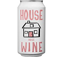 House Wine Rose Can Wine - 375 Ml