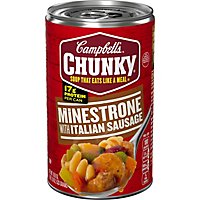 Campbells Chunky Soup Minestrone With Italian Sausage - 18.8 Oz - Image 2
