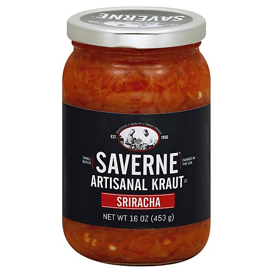 Saverne Artisanal Kraut Sriracha - 16 Oz
