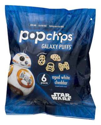 popchips Popped Chip Snack Galaxy Puffs Aged White Cheddar Bag - 6-0.8 Oz - Image 4