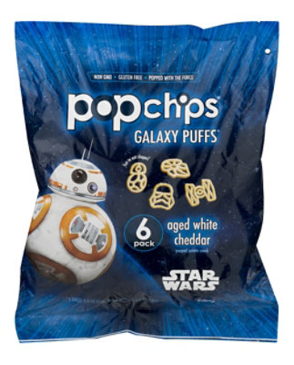 popchips Popped Chip Snack Galaxy Puffs Aged White Cheddar Bag - 6-0.8 Oz - Image 6