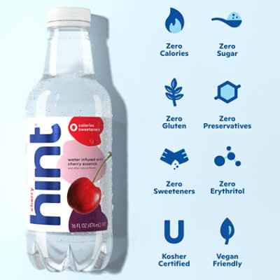 hint Water Infused With Cherry - 16 .Fl. Oz. - Image 2