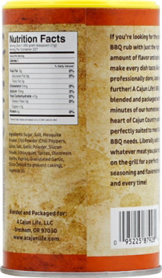 A Cajun Life Rub BBQ Mesquite - 8 Oz - Image 3