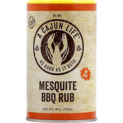 A Cajun Life Rub BBQ Mesquite - 8 Oz - Image 2