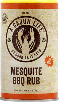 A Cajun Life Rub BBQ Mesquite - 8 Oz - Image 2