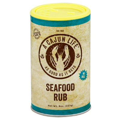 A Cajun Life Rub Seafood - 8 Oz - Image 1
