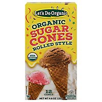 Lets Do Sugar Cones Organic 12 Count - 5 Oz - Image 3