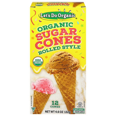 Lets Do Sugar Cones Organic 12 Count - 5 Oz - Image 2