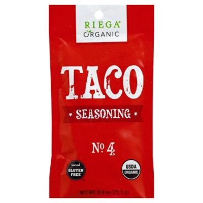 Riega Taco Seasoning Orgnc Gluten Free - .9 Oz - Image 1