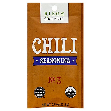 Riega Seasoning Orgnc Gluten Free Chili - .9 Oz