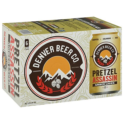 Denver Beer Company Pretzel Assassin In Cans - 6-12 Fl. Oz.