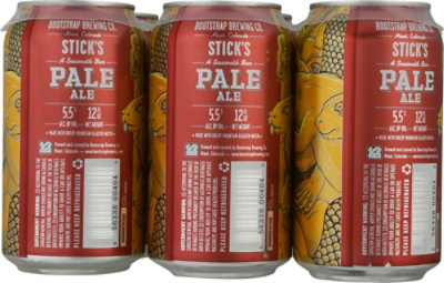 Bootstrap Sticks Pale Ale In Cans - 6-12 Fl. Oz. - Image 4