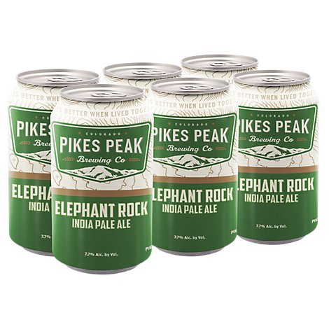 Pikes Peak Elephant Rock Ipa In Cans - 6-12 Fl. Oz.