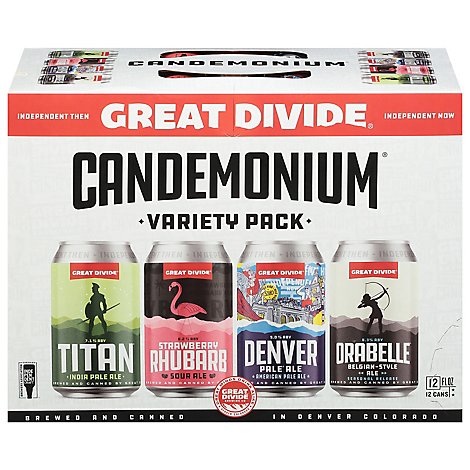 Great Divide Variety Pack In Cans - 12-12 Fl. Oz.