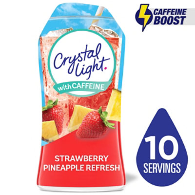 Crystal Light Liquid Strawberry Pineapple Refresh Naturally Flavored Drink Mix w/ Caffeine - 1.62 Fl. Oz. - Image 2