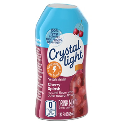 Crystal Light Liquid Cherry Splash Naturally Flavored Drink Mix with Caffeine - 1.62 Fl. Oz. - Image 3