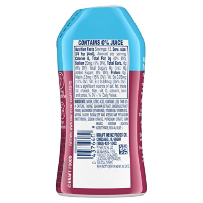 Crystal Light Liquid Cherry Splash Naturally Flavored Drink Mix with Caffeine - 1.62 Fl. Oz. - Image 2