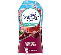 Crystal Light Drink Mix Liquid with Caffeine Cherry Splash - 1.62 Fl. Oz.