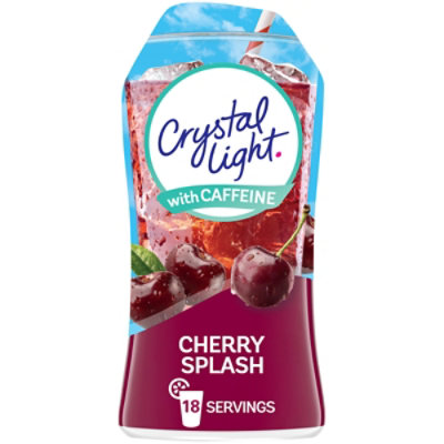Crystal Light Drink Mix Liquid with Caffeine Cherry Splash - 1.62 Fl. Oz.