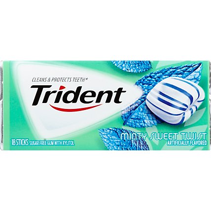 Trident Gum Sugar Free Minty Sweet Twist - 14 Count - Image 2
