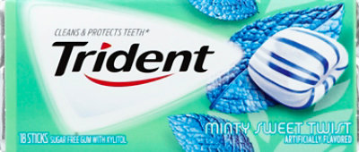 Trident Gum Sugar Free Minty Sweet Twist - 14 Count - Image 2