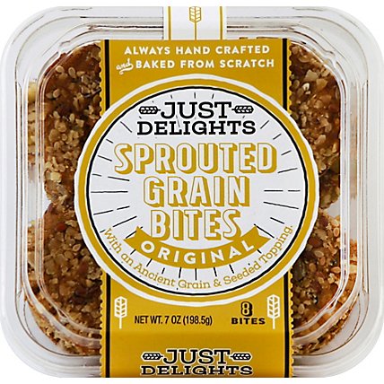 Just Desserts Grain Bites Sprouted 8 Count - Each - Image 2
