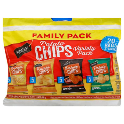 Signature SELECT Potato Chips Family Pack 20 Count - 20 Oz - Image 1