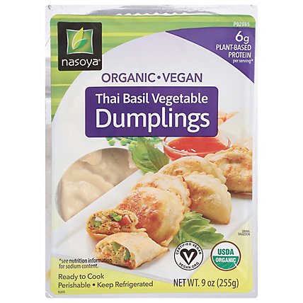 Nasoya Organic Dumplings Thai Basil Vegetable - 9 Oz - Image 3