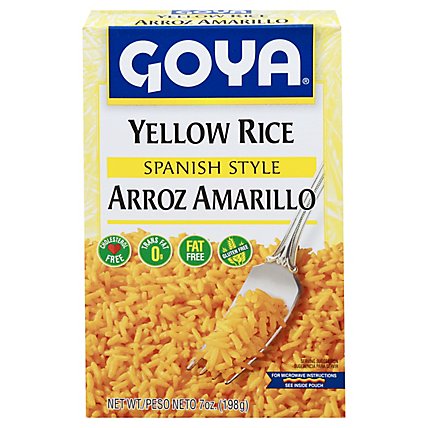 Goya Rice Yellow Spanish Style Box - 7 Oz - Image 3